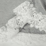 Vevesc  Cute Lace Trim Slim Simple T-Shirts Summer Sweet Basic All-Match Fashion Trendy Japanese Women’s Clothes