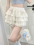 Vevesc Y2K Sweet Ruffles Mini Skirt Women Kawaii Lolita Bow A Line S Harajuku Japanese High Waist Pink White Ball Gown