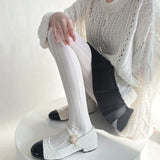 Vevesc  Women's Stockings Sexy Slim Pantyhose Spring Autumn Winter Leggings New Solid Color Retro Super Stretch Tights Stockings