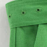 Vevesc  In the autumn of 2025, the new women's fashion is slim and slim, and the linen-like simple suit & linen-like shorts with belts.
