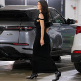 Vevesc Asymmetrical Twist One Shoulder Maxi Long Dress Kylie Jenner Outfits Elegant Sexy Summer Party Dresses For Women 2024