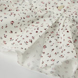 Vevesc  Sweet Floral Print Cute Prairie Chic Women Causal Shirts Summer Fashion Trendy Japan Style Blouses
