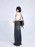 Vevesc  Bodycon Skinny Crop Top Halter Camis Graphic Sequin Star Cropped harajuku fairycore 2000s y2k grunge korean clothing summer tee