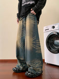 Vevesc Women's Clothing Y2k Jeans Harajuku Japanese 2000s Style Baggy Denim Trousers Aesthetic Vintage Trashy Oversize Jean Pants