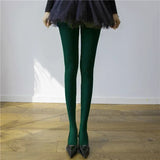 Vevesc  Women's Tights Slim Stockings Pantyhose Super Elastic Large Size Leggings Red Women's Sexy Tights Spring Autumn Winter