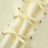Vevesc  new women's clothing European and American style casual fashion design sea heart decoration V-neck splicing long dress