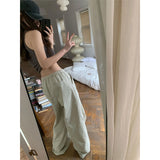 Vevesc Y2K Oversized Cargo Pants Women Streetwear S-3Xl Wide Leg Sweatpants Harajuku Baggy Joggers Korean High Waist Trousers New