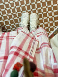 Vevesc  Plaid Skirts Women Bow Bandage Stretch High Waist Vintage Summer Fashion Loose Sweet Female Skirt Casual Chic