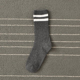 Vevesc Socks Women Woman Korean Version Japanese Striped Cotton Tube Pile Socks Spring Ins Tide Socks College Style Skarpety Cotton Sox