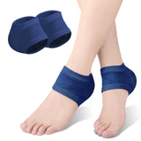 Vevesc Heel Protector Protective Sleeve Half Size Socks Gel Anti-Cracking Foot Cover Foot Skin Care Protectors Gel Heel Pads