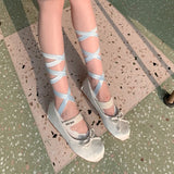 Vevesc Cross Tie Invisible Socks Ballet Lace Boat Sock JK Lace Strappy Lolita DIY Ripped Straps Cotton Low Cut Socks Invisible Stocking