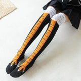 Vevesc Trendy Women Socks With Knee Length Chicken Feet Funny Personalized Realistic Chicken Feet Birthday Gifts Trendy Sports Socks