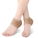 Vevesc Heel Protector Protective Sleeve Half Size Socks Gel Anti-Cracking Foot Cover Foot Skin Care Protectors Gel Heel Pads