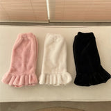 Vevesc Japanese Leg Warmers Harajuku Boot Cuffs Long Ankle Warmer JK Lolita Socks Boho Knit Sock Sets Thigh Garter Winter Leg Warmers