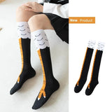 Vevesc Trendy Women Socks With Knee Length Chicken Feet Funny Personalized Realistic Chicken Feet Birthday Gifts Trendy Sports Socks